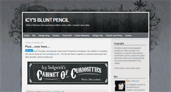 Desktop Screenshot of blog.icysedgwick.com